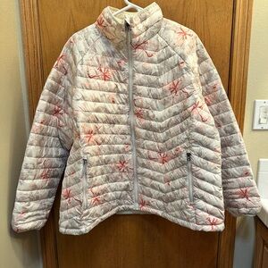Columbia Women’s Puffer Jacket with floral accents